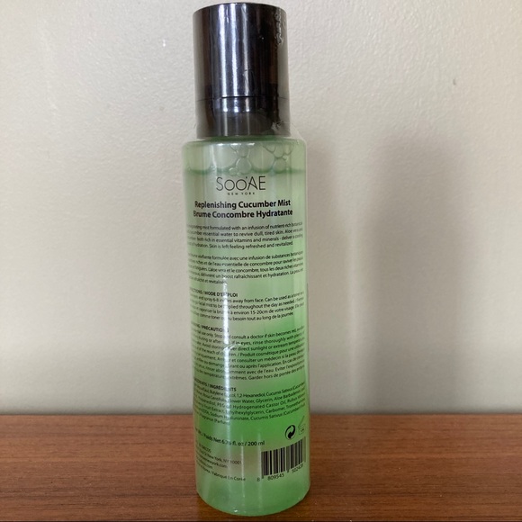 SOO'AE Replenishing Cucumber Mist NWT - Picture 4 of 4